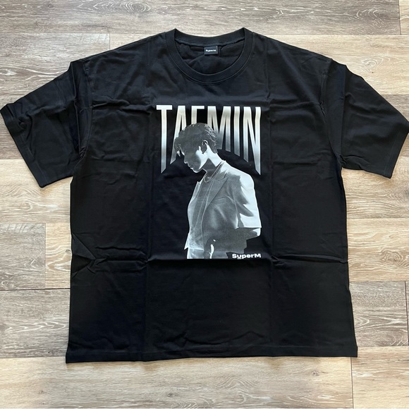 NWT Taemin Super M T-Shirt Size XL Korean Pop KPOP - Picture 2 of 6